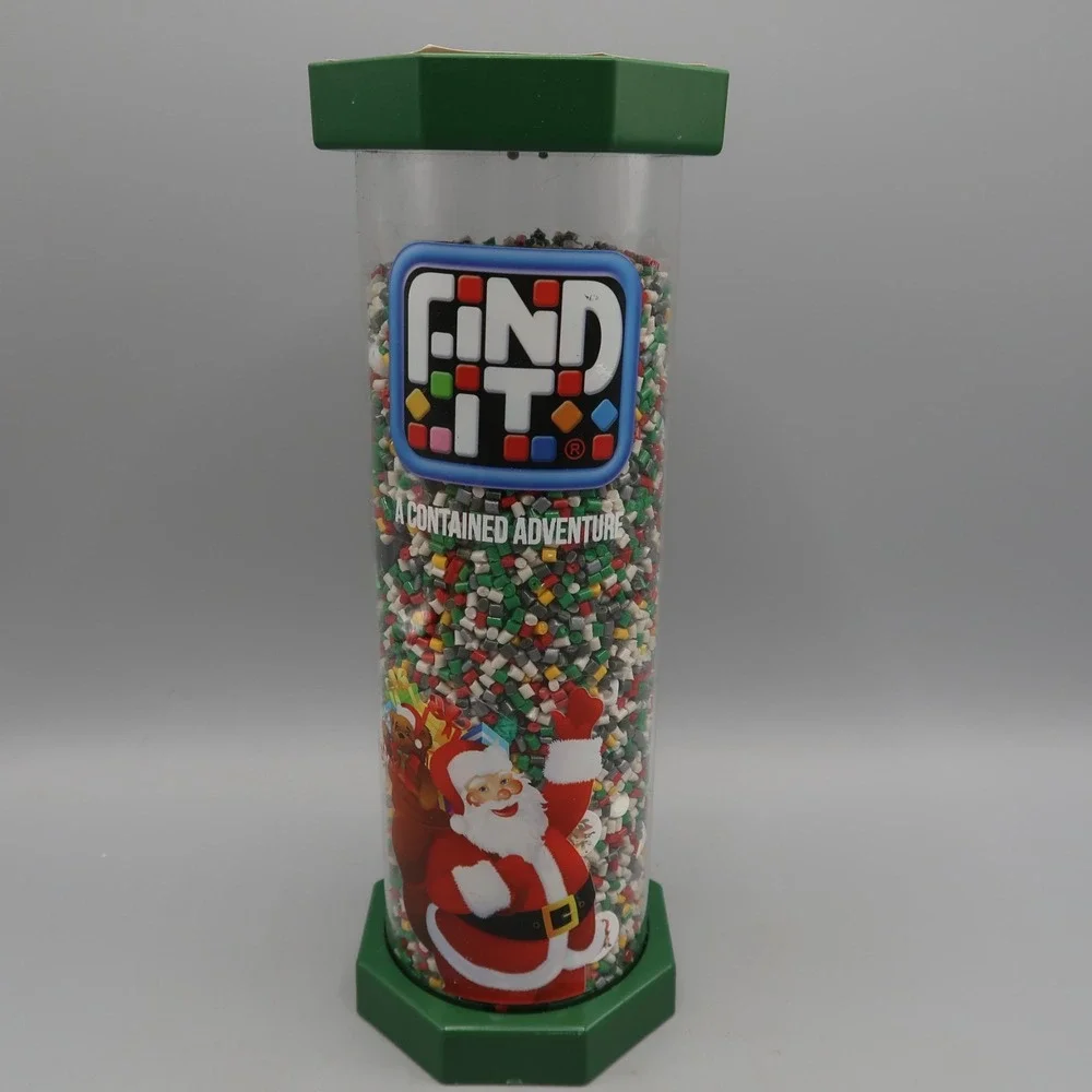 Santa Claus Christmas FIND IT Contained Adventure Toy 2014 Identity Game
